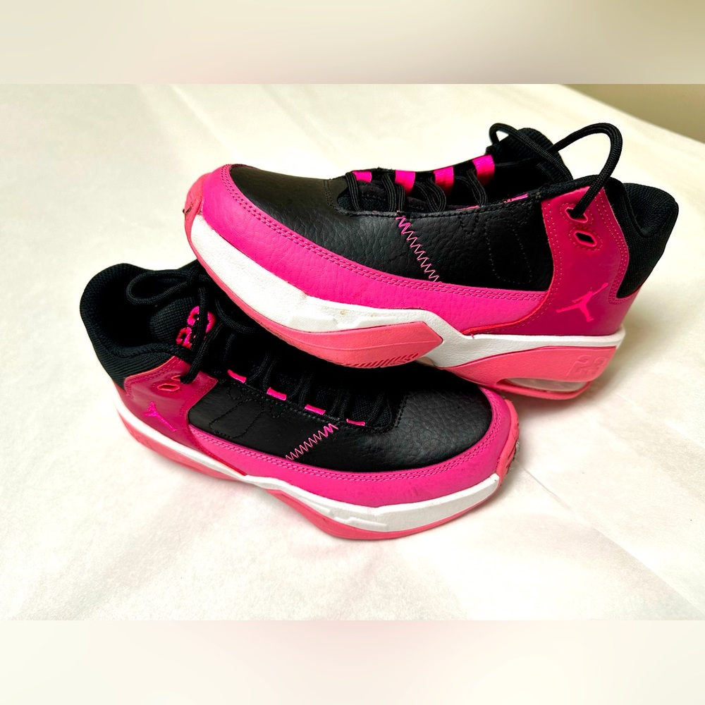 Jordan Kids Sneakers Black and Pink